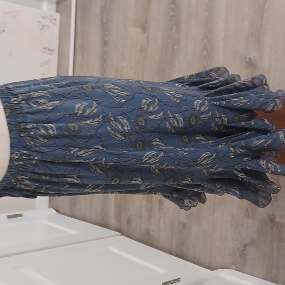 Yakira Bella dream catcher ruffled skirt elastic waist sheer lined drawstring XS - Picture 12 of 16